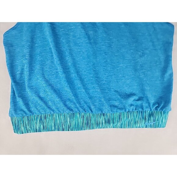 Nike Women's Sz Medium Tankini Racerback Tank Top Built-in Sports Bra Athleisure - Picture 3 of 11